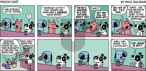 Pooch Cafe on Sunday March 4, 2018 Comic Strip