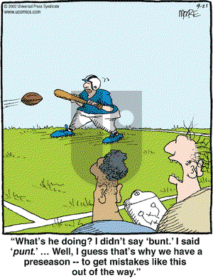 In the Bleachers on Sunday October 20, 2002 Comic Strip