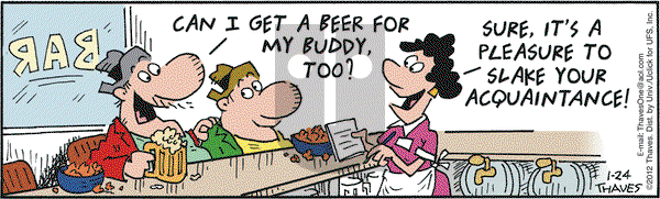 Frank and Ernest on Tuesday January 24, 2012 Comic Strip