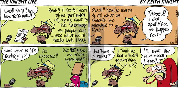 The Knight Life on Sunday August 12, 2012 Comic Strip